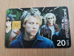 IRELAND /IERLANDE   CHIPCARD  20 UNITS  BON JOVI        ** 1114** - Irlanda