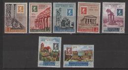 SAN MARINO  1959  CENTENARIO DEL FRANCOBOLLO DI SICILIA SASS. 503-509 MNH XF - Unused Stamps