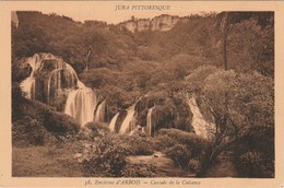 ARBOIS    JURA  39- CPA   SEPIA  CASCADE DE LA CUISANCE - Arbois