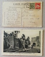 Cartolina Postale Illustrata Biskra Per Roma - 28/04/1936 - Cartas & Documentos