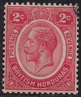 British Honduras 1922 - 33 KGV 2ct Rose Carmine Used SG 128 ( G349 ) - British Honduras (...-1970)
