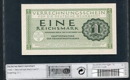 1 Reichsmark Verrechtnungsscheine , Wehrmacht 1944 - See The 2 Scans For Condition.(Originalscan ) - Altri & Non Classificati