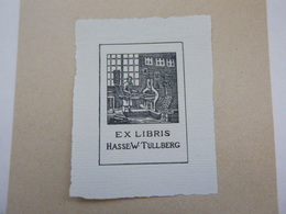 Ex-libris Illustré Fin XIXème - HASSE W. TULLBERG - Ex-Libris