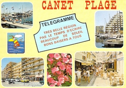 Delcampe - 66 - Canet Plage - Multivues - Canet Plage