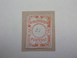 Petit Ex-libris Illustré, Début XXème - FONTENAY - Exlibris