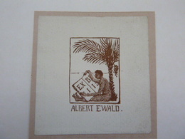 Ex-libris Illustré, Début XXème - ALBERT EWALD - Ex-libris