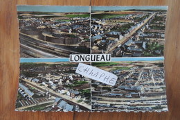 Delcampe - LONGUEAU - 4 VUES AERIENNES - LES ROTONDES - ROUTE NATIONALE - LES CITES ET IMETIERE ANGLAIS - Longueau