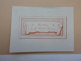 Ex-libris Typographique, Début XXème - FERNAND JOUSSELIN - Bookplates