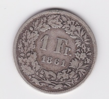 1 Franc 1861 B  TB - Switzerland