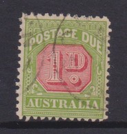 Australia D 106 1931-37 Postage Due 1 D Carmine And Yellow Green,used - Strafport