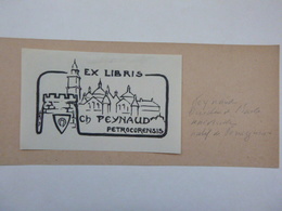Ex-libris Illustré XXème - CH. PEYNAUD - Petrocorensis - Exlibris