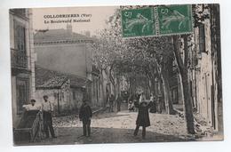 COLLOBRIERES (83) - LE BOULEVARD NATIONAL - Collobrieres