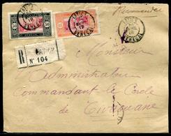 SENEGAL  - N° 57 & 61 / LR DE FATICK LE 24/4/1919 POUR TIVAOUANE - TB - Storia Postale