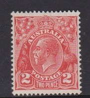 Australia SG 127w King George V Two Pence Red,inverted Watermark,mint Hinged - Neufs