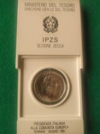 ITALIA 500 LIRE 1985 PRESIDENZA ITALIANA COMUNITA EUROPEA - Mint Sets & Proof Sets