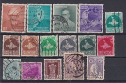 Inde - Lot De 16 Timbres Avec Charnières Oblitérés - Verzamelingen & Reeksen