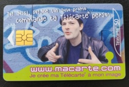 Telecarte France Publique 2001 Macarte - Telecarte Perso Chiffre Homme - 2001