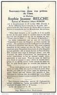 GRAPFONTAINE ..-- Mme Sophie  BELCHE , épouse De Mr Albert PONCIN , Née En 1900 , Décédée En 1954 à ARLON . - Neufchâteau