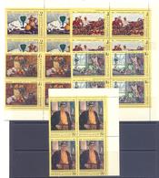 1976. USSR/Russia.  Birth Centenary Of P.P. Konchalovsky, Painter, 4 Sets In Block Of 4v,  Mint/** - Ungebraucht