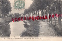 80 - ABBEVILLE - PROMENADE DU CANAL AU PONT DE LA PORTELETTE   - SOMME - Abbeville