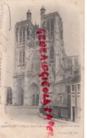 80 - ABBEVILLE - VERS EGLISE ST SAINT VULFRAN- VUE PRISE DU MARCHE AUX HERBES - CARTE PRECURSEUR  - SOMME - Abbeville