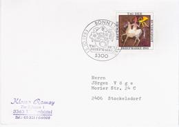 Germany Deutschland 1983 FDC Tag Der Briefmarke, Stamp Day, Horse Horses Post Mail, Bonn - 1981-1990