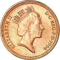 Monnaie, Grande-Bretagne, Elizabeth II, Penny, 1994, SUP, Copper Plated Steel - 1 Penny & 1 New Penny