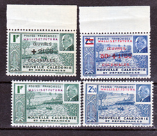 Wallis Et Futuna   90/91 , 131/132 Pétain Neuf  ** MNH Sin Charnela - Neufs