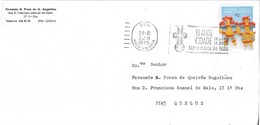 Portugal Cover With 10 ANOS CIDADE SANTA MARIA DA FEIRA Cancel - Briefe U. Dokumente
