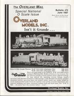 Catalogue - Revue OVERLAND MODELS MAIL OMI Bulletin 73 1987 - Anglais