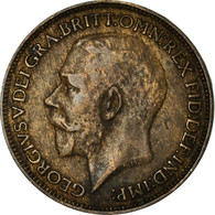 Monnaie, Grande-Bretagne, George V, Farthing, 1923, TB+, Bronze, KM:808.2 - B. 1 Farthing