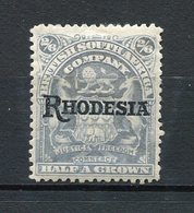 Rhodésie - N° 9a * - Neuf Avec Charnière  - Variété : Sans Point Après Rhodesia - Rare - Altri & Non Classificati