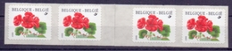 Belgie - ^ 1999 - OBP - ** 2854 -  Rolzegel 91 - Strook Met Grote Spatie - Geranium -  Bloemen -  Andre Buzin - Rouleaux