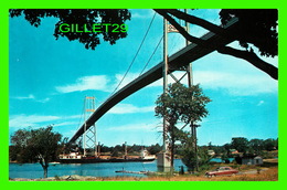 THOUSAND ISLANDS, ONTARIO - AMERICAN SPAN OF THE INTERNATIONAL BRIDGE - PUB. BY GANANOQUE REPORTER - - Thousand Islands