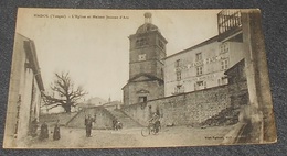 88 - Hadol - ( Vosges ) - L'église Et Maison Jeanne D'Arc ::::: Animation - Cycle - Vélo - Bicyclette  ------------- 530 - Sonstige Gemeinden