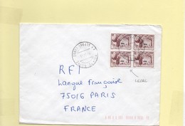 Lettre Congo Avec Timbres Surchargés  "Légal" - Covers