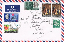 36283. Carta Aerea ISLAND BAY (New Zealand) 1969 To England - Briefe U. Dokumente