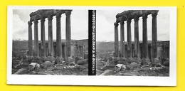 Vues Stéréos BAALBECK Temple De Bacchus Liban - Stereoscopic