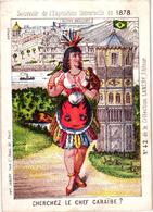 5 Trade Cards Circa Hidden Objects VERY DIFFICULT Expo 1878 PARIS Where Is Object? Eunich Spain Greek Bull Litho  Prints - Hoofdbrekers
