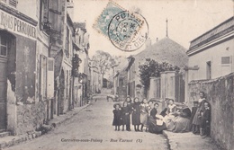 CARRIERES-sous-POISSY (78) Groupe D'enfants Rue Carnot . Perruquier - Carrieres Sous Poissy