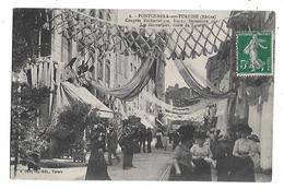 69  - CPA  De  PONTCHARRA S / TURDINE  -  Congrés Eucharistique , 8, 9 Et10 Septembre 1911 - Les  Décorations ( Très  An - Pontcharra-sur-Turdine
