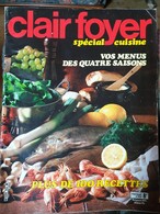 Clair Foyer 353 Vos Menus Des Quatre Saison - Cuisine & Vins