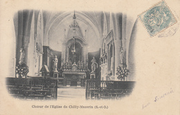 91 CHILLY MAZARIN Choeur De L'Eglise, Carte Précurseur - Chilly Mazarin