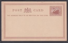 1893. WESTERN AUSTRALIA. ONE HALF-PENNY POST CARD (FREMANTLE WORKSHOPS Town Hall, 189... () - JF321621 - Lettres & Documents