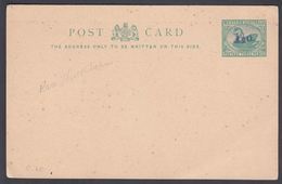 1893. WESTERN AUSTRALIA. 1½ D. / THREE PENCE SWAN POST CARD. () - JF321626 - Briefe U. Dokumente