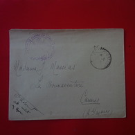 LETTRE GRECE POUR CANNES CACHET MILITAIRE - Cartas & Documentos