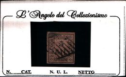 91250) ITALIA-Romagne- 5 Bai-Cifra - 1 Settembre 1859-usato - Romagna