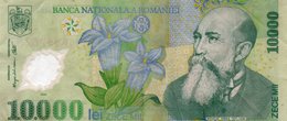 ROMANIA  10000 LEI 2001 P-112b Circ  Polymer - Roumanie