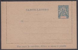 1892. SAINT-PIERRE-MIQUELON. CARTE -LETTRE 15 C. Blue  () - JF321829 - Storia Postale