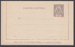 1892. SAINT-PIERRE-MIQUELON. CARTE -LETTRE 15 C. Gray.  () - JF321833 - Lettres & Documents